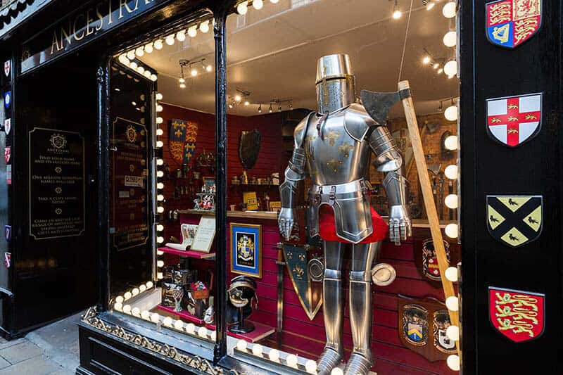 Ancestral Name Storefront Window